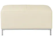 Ottomane OSLO Echtleder Hellbeige_769180