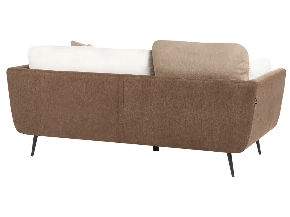 Sofa 3-Sitzer BOLGA Stoff Braun_1075038