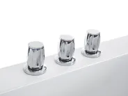 Corner Hot Tub with LED TOCOA 1900 x 1380 mm White_759389