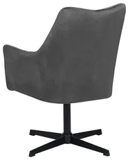 Drehsessel VAKSALA Samtstoff Dunkelgrau_745311