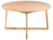 Dining Table WAIPORI Light Oak 140 cm 140 cm_1019979