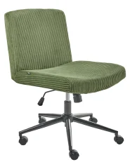 Desk Chair GEDDES Corduroy Green_1010117
