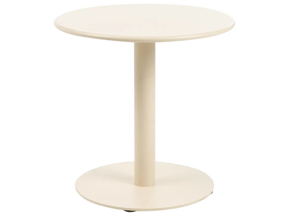 Outdoor Couchtisch VITTUONE 50 cm 50 cm Metall Beige