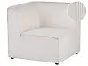 Eckmodul LEMVIG Cord Beige linksseitig