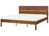 Bett mit Lattenrost Holz BOISSET 180 x 200 cm Dunkelbraun
