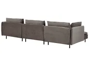 Modul Ecksofa 3-Sitzer EGERIS Cord Dunkelbraun rechtsseitig_894268