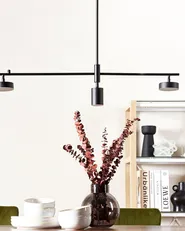 LED Pendant Lamp FOYLE Metal Black_847378
