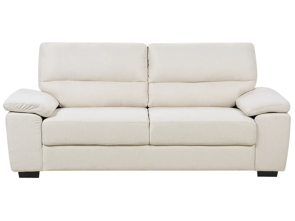 Sofa 3-Sitzer VOGAR Stoff Hellbeige