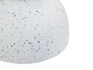 Beistelltisch CAORIA 40 cm 40 cm Terrazzo Optik Weiß_918798