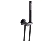 Wall Mounted Bath Shower Mixer Tap JAVIRA Black_986855