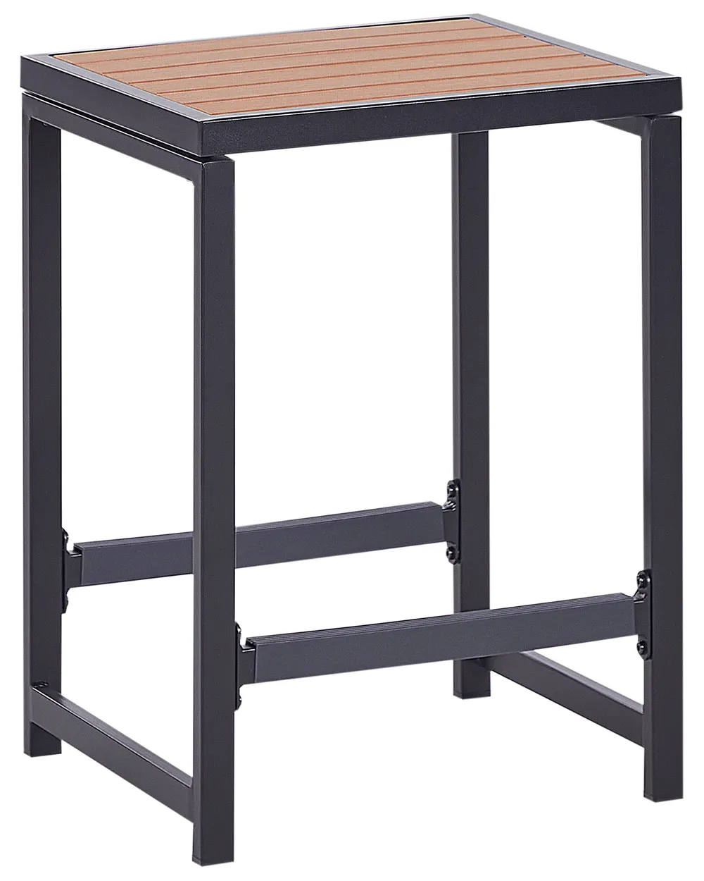 Garten-Barstuhl AVETRANA Metall Schwarz