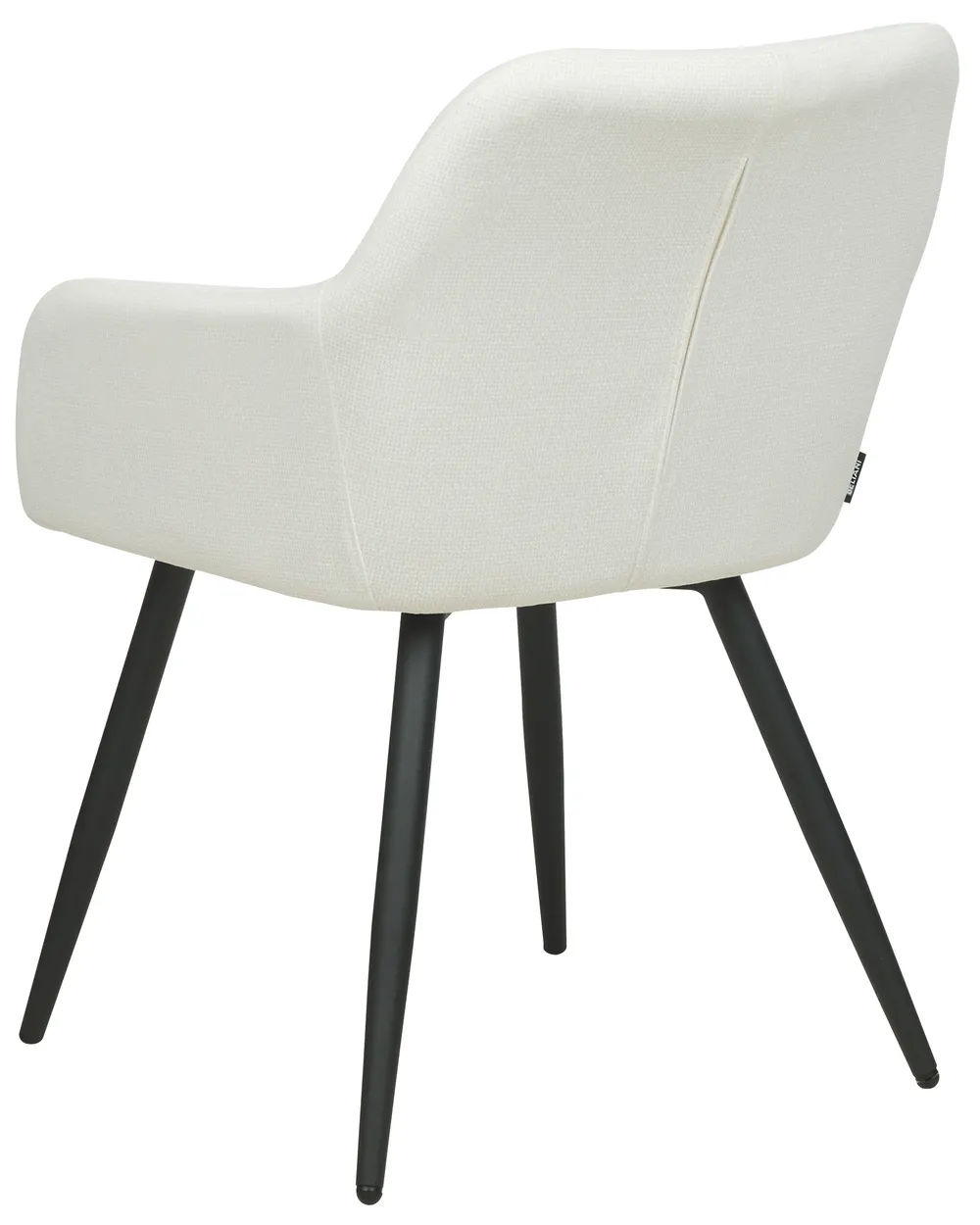 Set of 2 Dining Chairs CASMALIA Velvet Off-White_898670