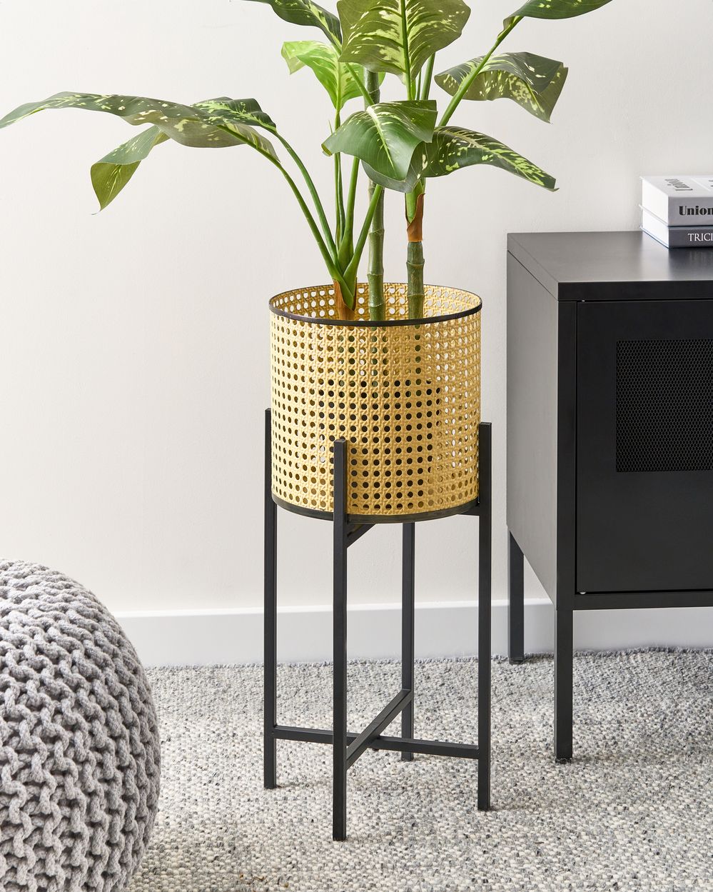 Lonac za cvijeće na nogama FALLOPIA 25 cm Metal bež