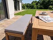 Bankauflage MONSANO 168 x 35 cm Grau_1133485
