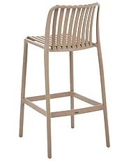 Set mit 2 Barstühlen ARICCIA Kunststoff Hellbraun_1149246