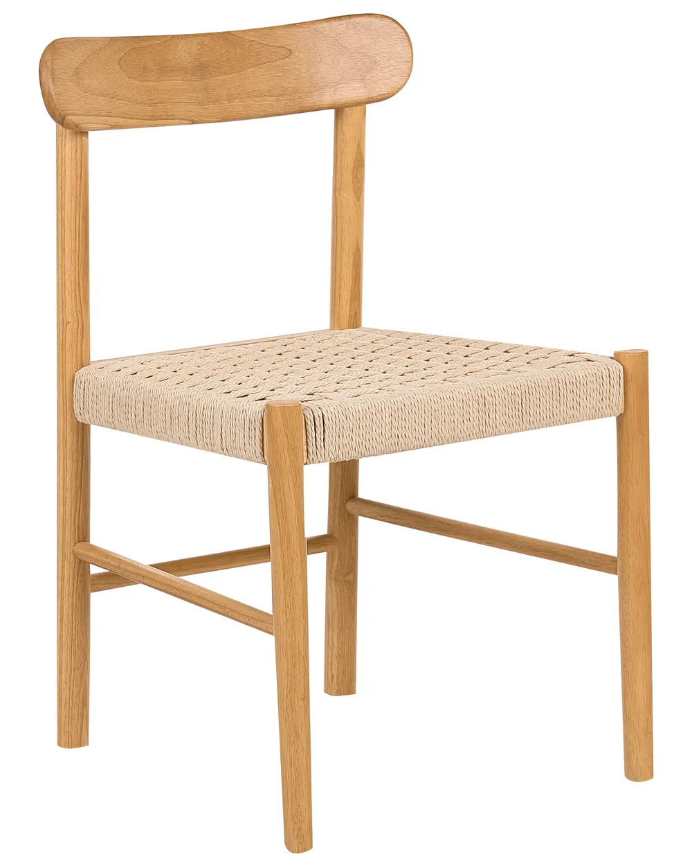 Esszimmerstuhl 2er Set EAGAN Holz Hellbraun / Beige_985928