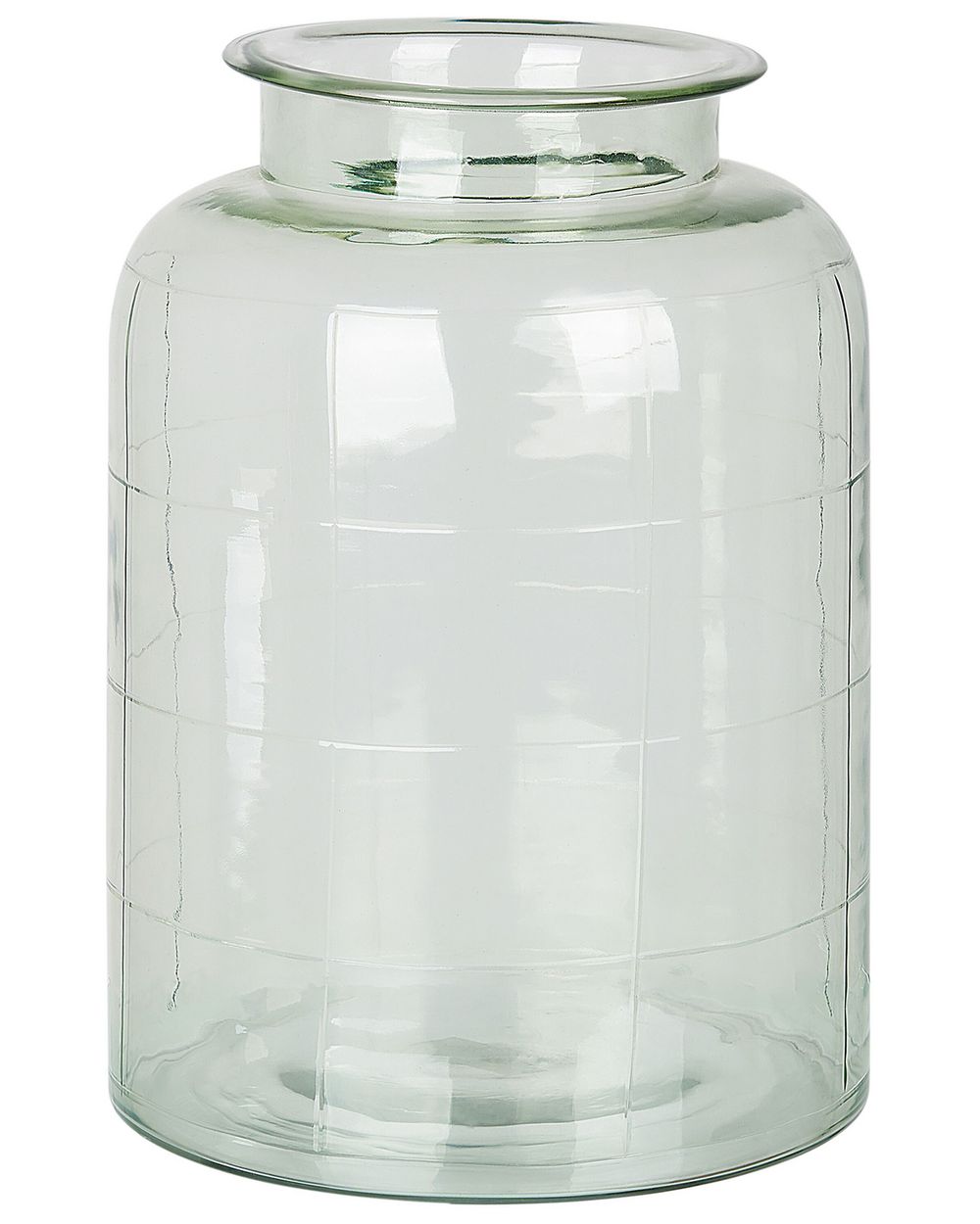 Vase à fleurs VINDALOO 35 cm Verre Vert clair