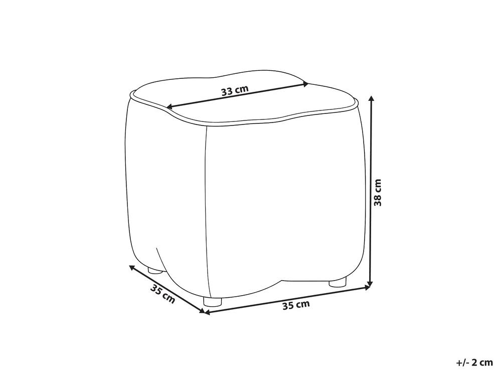 Pouf JUNO Stoff Grün_1082082