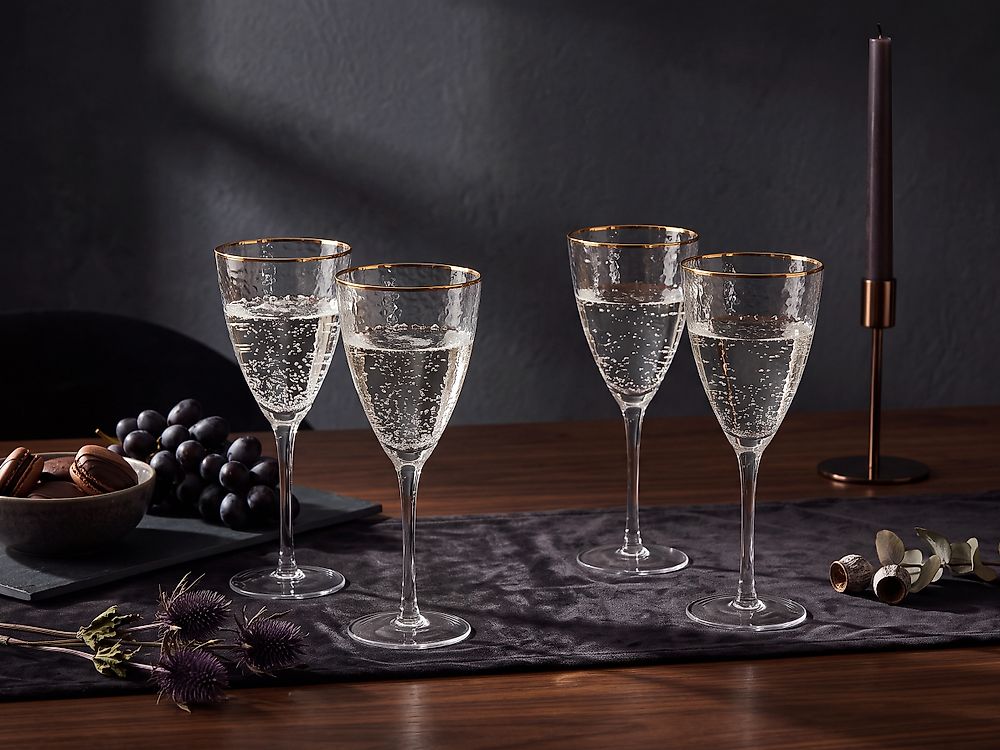 Lot de 4 verres à vin TOPAZ 380 ml Transparent