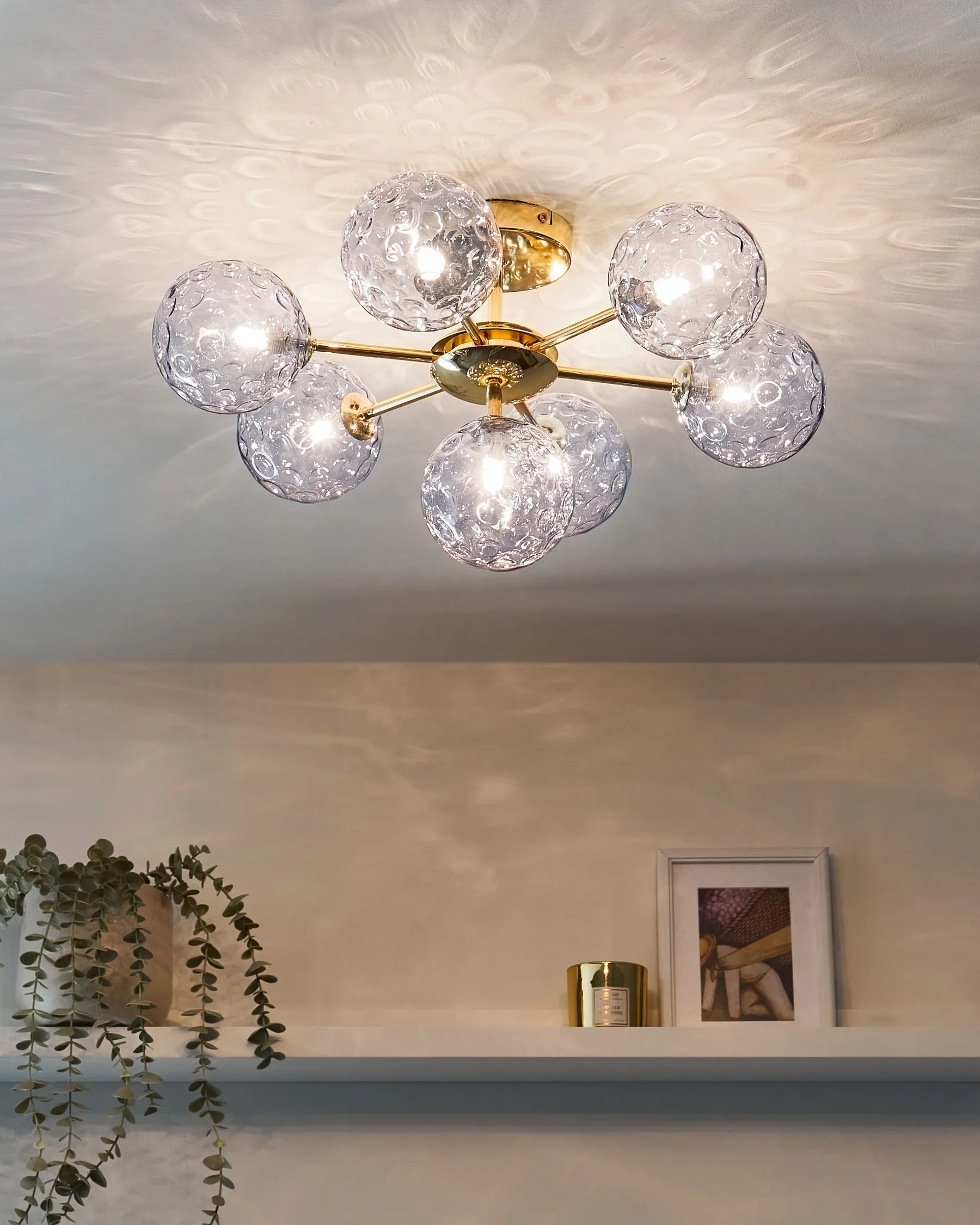 Ceiling Lamp ANADYR Glass Blue_943075