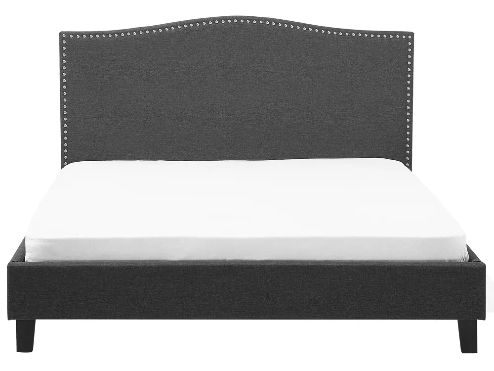 Bed Fabric MONTPELLIER 180 x 200 cm (EU Super King) LED White_709486