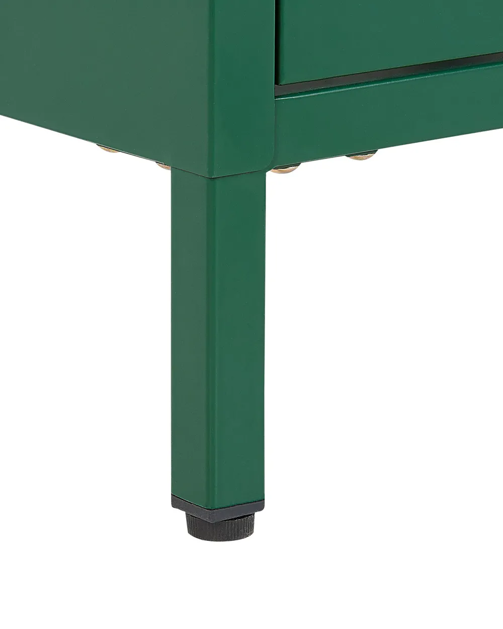 Nachttisch mit 2 Schubladen MALAVI Metall Grün_826260