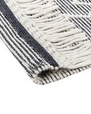 Teppich TOPRAKKALE Grau 160 x 230 cm Wolle_856533