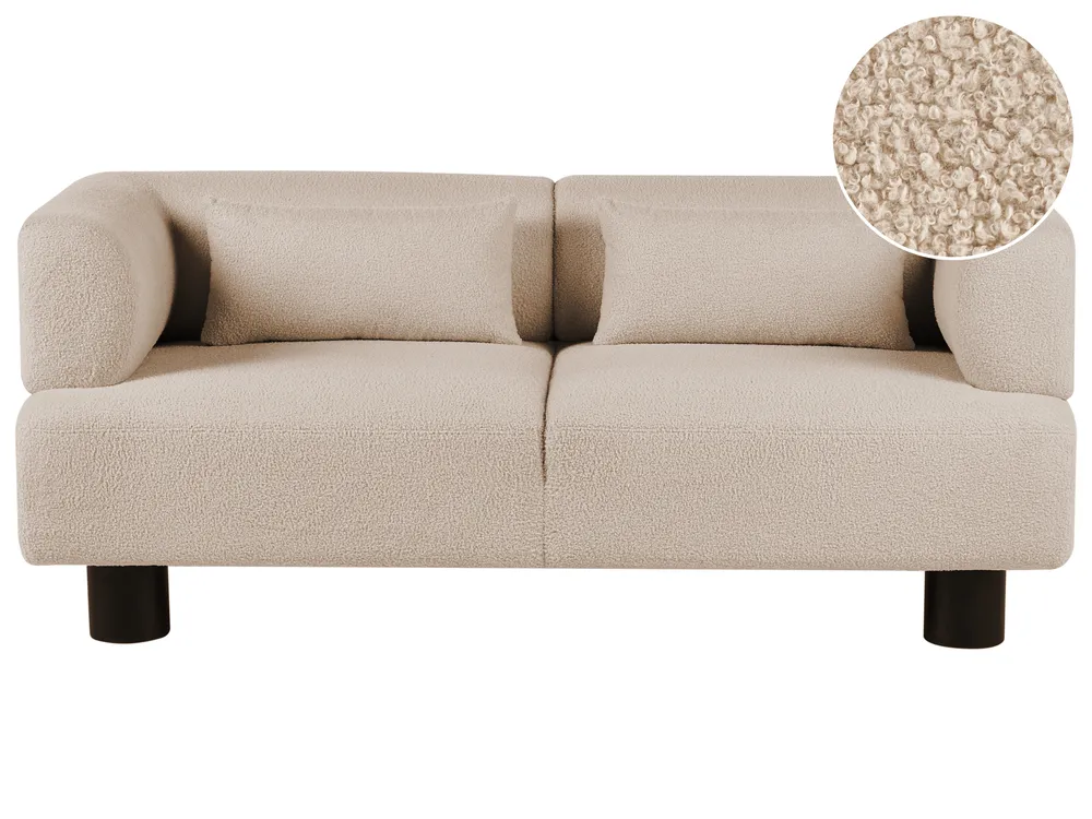 Sofa 2-Sitzer MOVIK Bouclé Beige