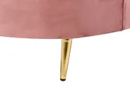 Sofa 2-Sitzer SAVAR Samtstoff Rosa_835650