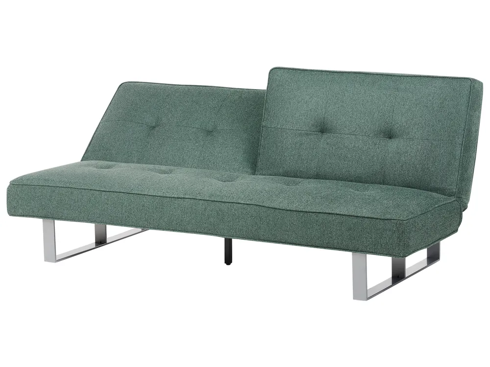 Sofa Bed 3 Seater DUBLIN Fabric Green_923333