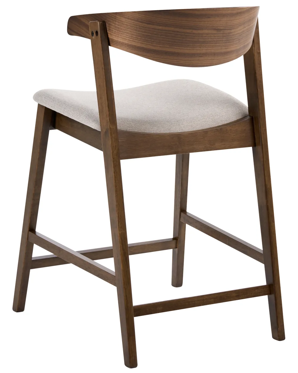 Set mit 2 Barstühlen LILLY Braun / Beige_1060254