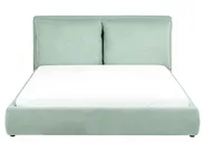Bett mit Lattenrost Samtstoff BAJONNA 160 x 200 cm Mintgrün_1009536
