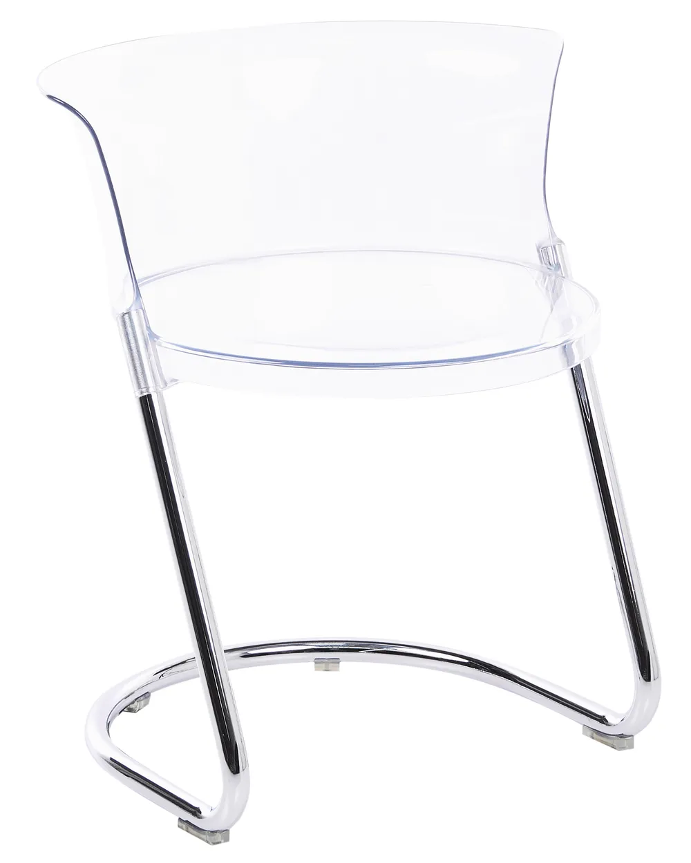 Set of 2 Dining Chairs OSHKOSH Transparent_1107588