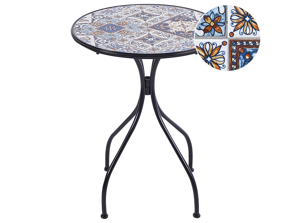 Stol za bistro CIVITA 60 cm 60 cm Metal Crni