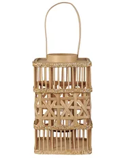 Laterne LUMBIS 54 cm Bambus Naturfarben_827919