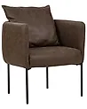 Sessel MALMOS Kunstleder Dunkelbraun