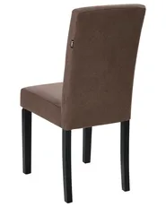 Set of 2 Dining Chairs BROADWAY Brown_1027110