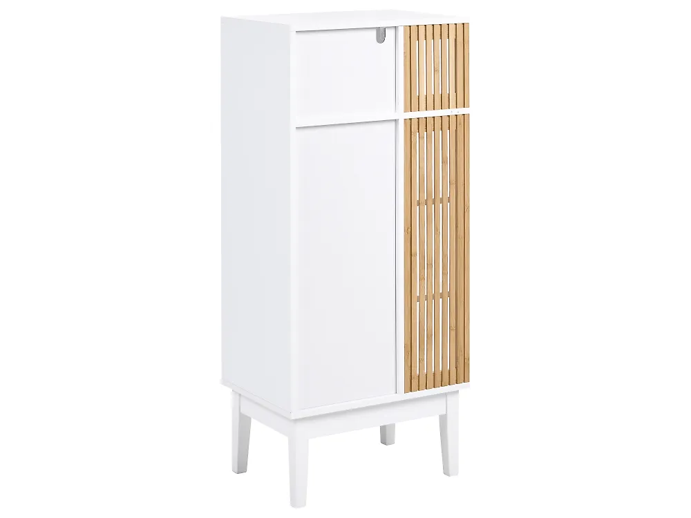 Bathroom Cabinet NUBES 52 cm Light Brown/ White_1182765