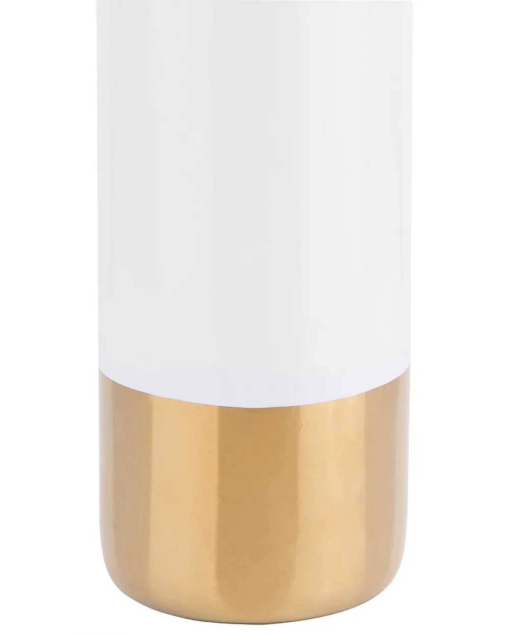 Blumenvase GELIDA 36 cm Steinzeug Weiß_723814