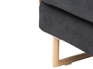 1-Sitzer Schlafsofa JERSLEV Stoff Schwarz_1010114