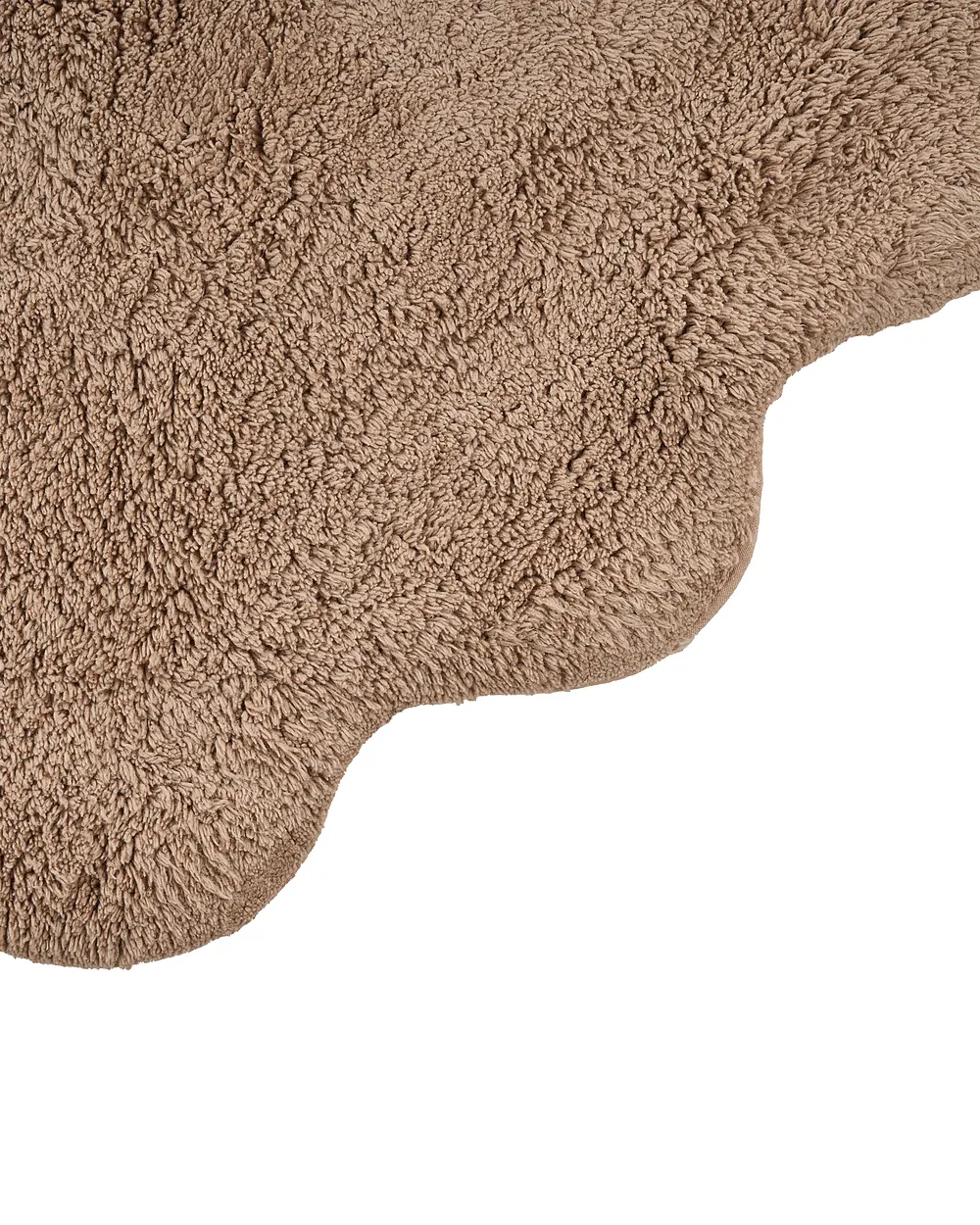 Kids Rug ANEGUNDI  Light Brown ø 120 cm Cotton with Cushion_1154921
