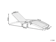Sonnenliege TANARO Lärchenholz Braun_964921