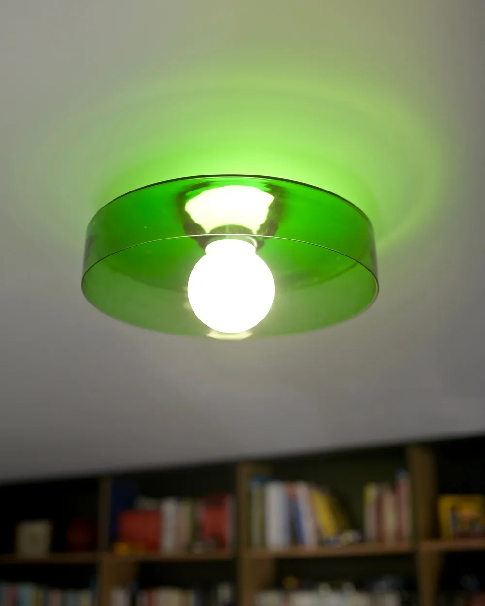 Ceiling Lamp LUGUSE Glass Green_1161736