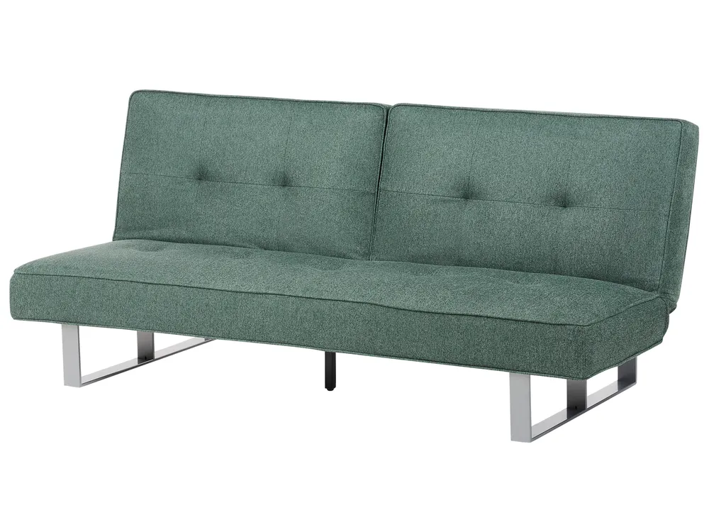 Sofa Bed 3 Seater DUBLIN Fabric Green_923327