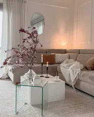 Wandspiegel FALAISE 50 cm 70 cm Silber_892219
