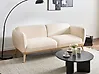 Sofa 3-Sitzer LJUNG Bouclé Hellbeige