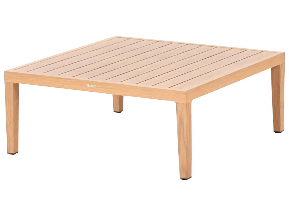 Garten Ecksofa mit Tisch 5-Sitzer SAMPIERI Metall Hellbraun linksseitig_1000056