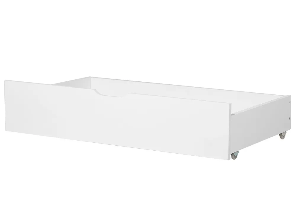 Bunk Bed with Drawers REGAT Pine Wood White 90 x 200 cm (EU Single)_797160