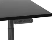 Schreibtisch elektrisch höhenverstellbar DESTINAS 180 cm 80 cm Schwarz_899739