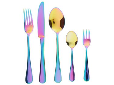 Besteckset 30-teilig FUSILLI Bunt